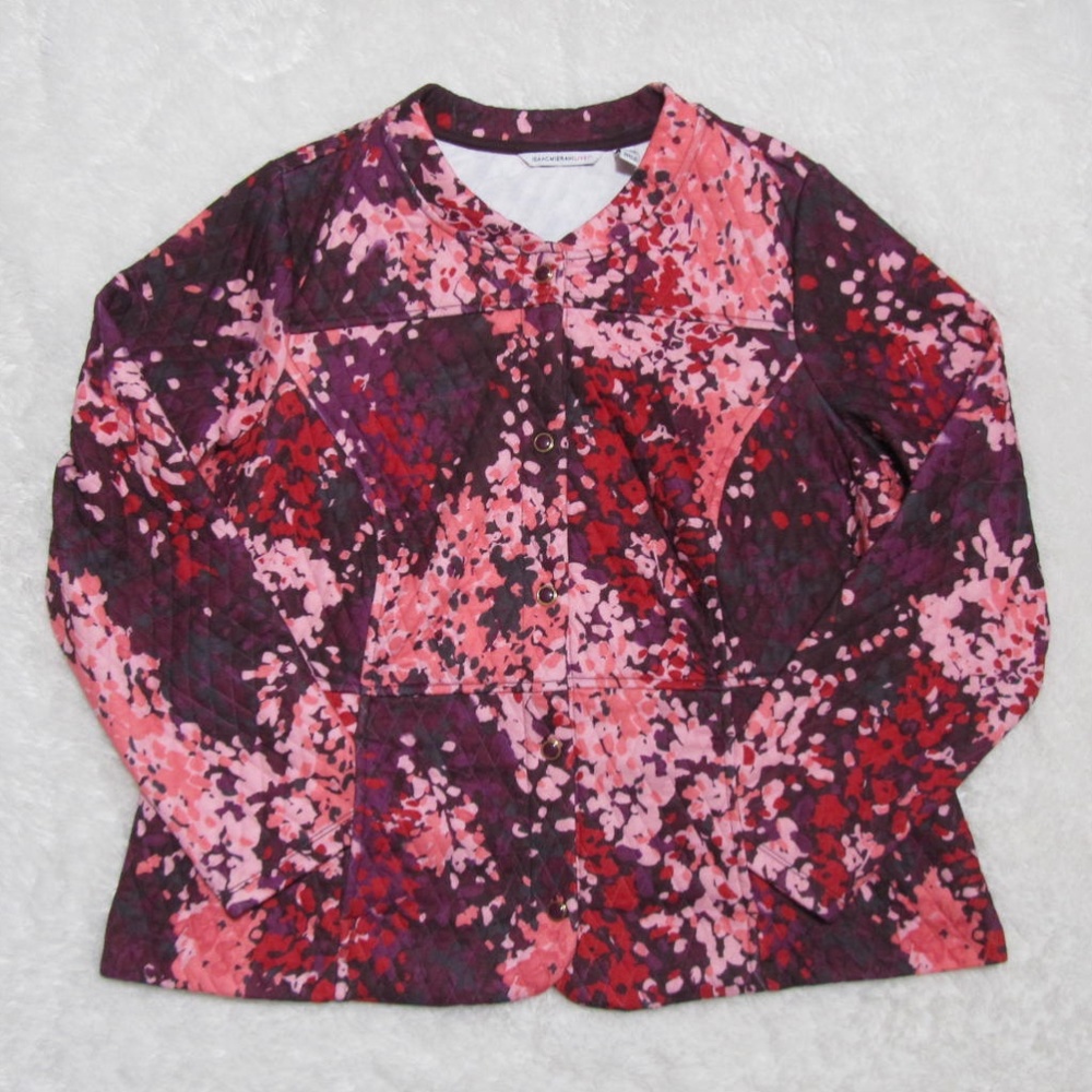 Isaac Mizrahi Live Quilted Jacket Size 1X